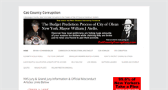 Desktop Screenshot of catcountycorruption.com